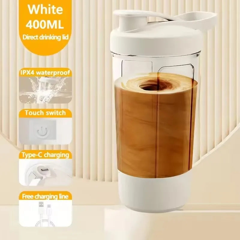 Shaker électrique portable 650ml : confort, praticité et mélange optimal au quotidien
