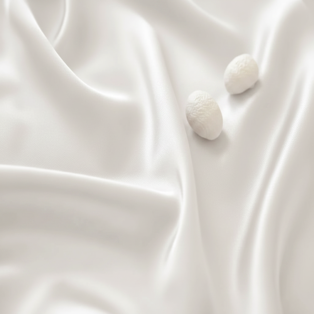Taie d'Oreiller Longue en Soie de Mûrier 100% Blanc