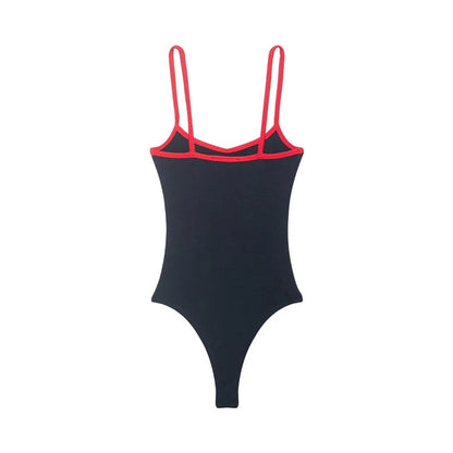 Body Chic Femme 2026 – Combinaison Color-Block Bretelles Fines