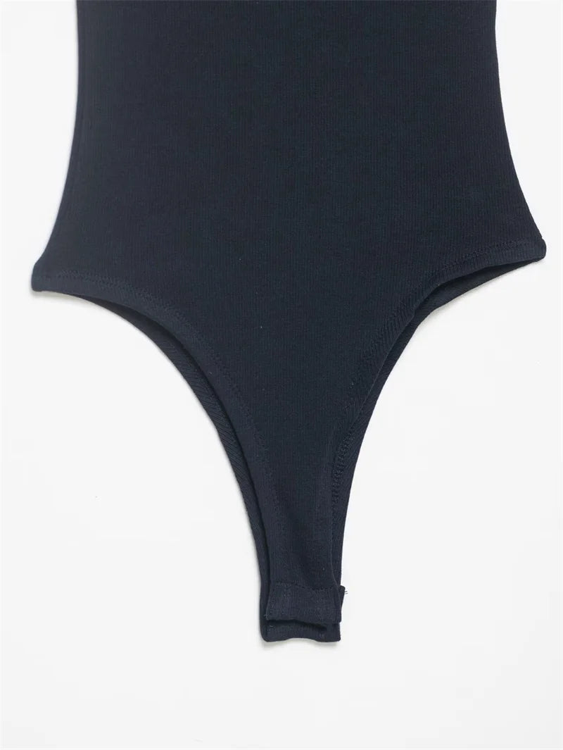 Body Chic Femme 2026 – Combinaison Color-Block Bretelles Fines