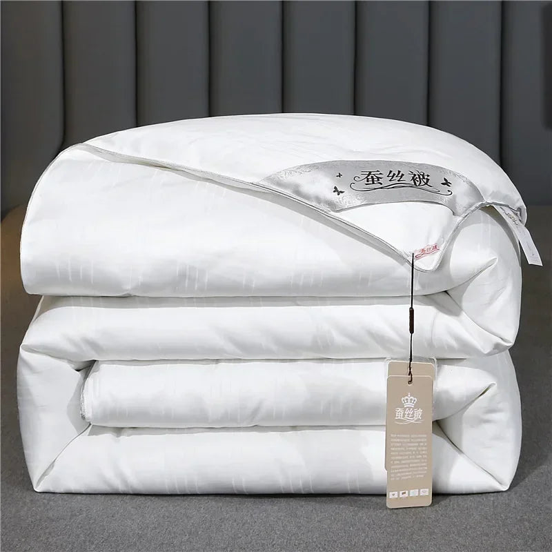 Couette en Soie de Mûrier 100% Naturelle BLANC